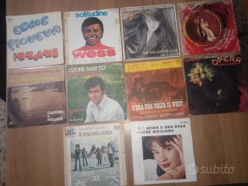 Dischi vinili 45 Giri Lotto di 10 Dischi tutti pro