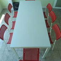 Tavolo MELLTORP + 8 Sedie ADDE