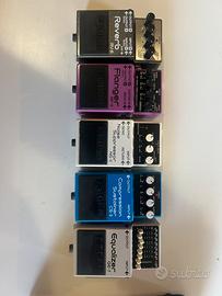 Pedali chitarra Boss + Wah Cry Baby Dunlop