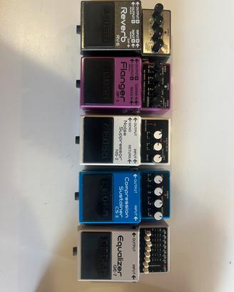 Pedali chitarra Boss + Wah Cry Baby Dunlop