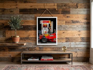 Poster Formula 1 e Marlboro:Ferrari  F1 cornice A4