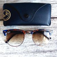 Ray-Ban Clubmaster RB3016 - Blue Havana & Gold