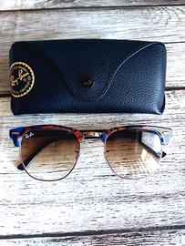Ray-Ban Clubmaster RB3016 - Blue Havana & Gold