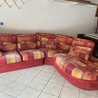 Divano in tessuto sfoderabile