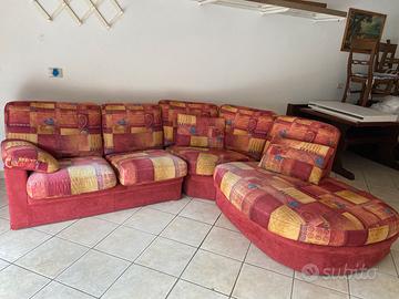 Divano in tessuto sfoderabile