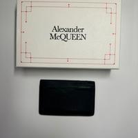 Portacarte nero Alexander McQueen