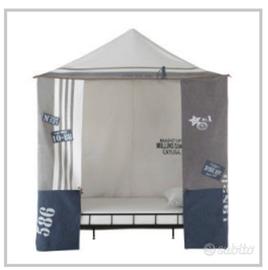 Tenda copriletto bambino tipo baldacchino