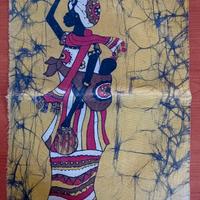 Quadro etnico tela batik