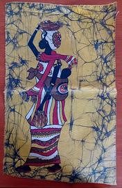 Quadro etnico tela batik