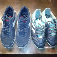 Scarpe da calcio e ginnastica