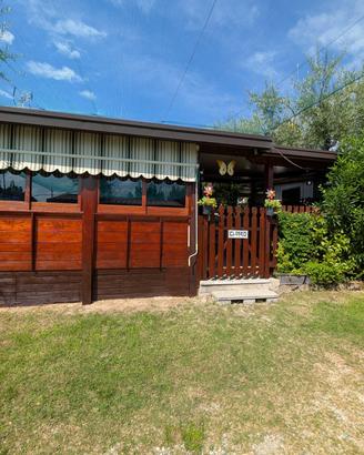 Bungalow campeggio Moniga del Garda. 