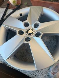 4 Cerchi in lega originali Skoda Octavia 16” 5x112