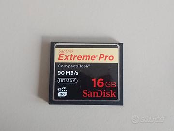 Scheda compact flash Sandisk Extreme Pro 16 GB