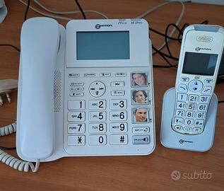 Telefono Fisso + Cordless per Anziani Geemarc AMPL
