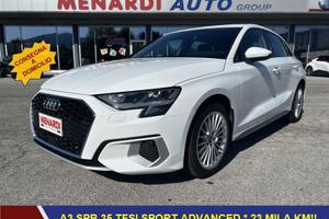 Audi A3 SPB 35 TFSI 150CV Sport Advanced 23400 KM