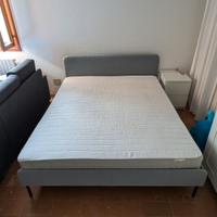 letto matrimoniale e materasso ikea