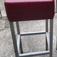 Sgabello quadrato per bar o cucina