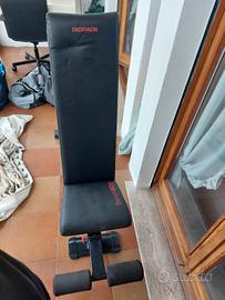 Panca reclinabile palestra Decathlon