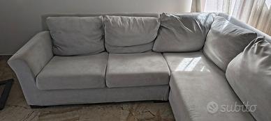 Divano ad L - grigio sfoderabile