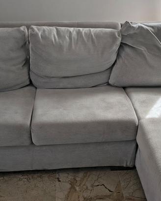 Divano ad L - grigio sfoderabile
