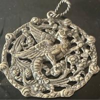 Ciondolo antico in stile arte Nouveau