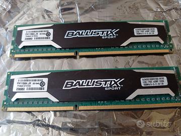 Ram Ballistix Sport kit 2*4gb 1600mhz CL9