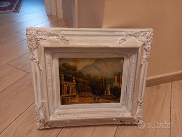 quadro olio su tela dipinto autore  A.Pisani 