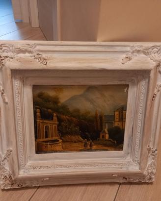 quadro olio su tela dipinto autore  A.Pisani 