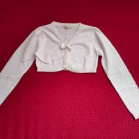 Coprispalle bimba 6/7 anni panna