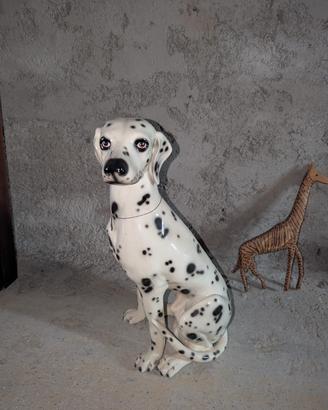 Statua Dalmata in porcellana - Alta 70 cm
