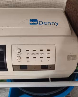 termoventilatore elettrico da parete