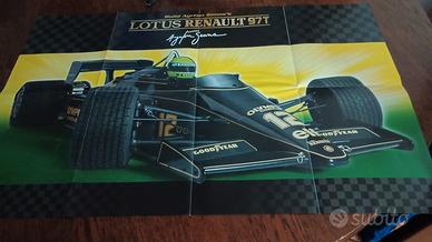 Manifesto Lotus Ayrton Senna 