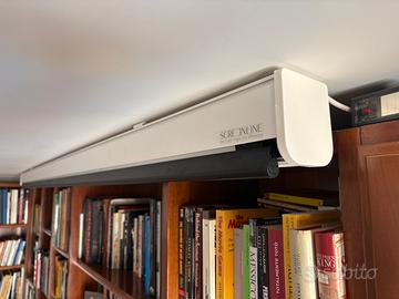 Schermo home cinema 1 x 250 x 140 16:9 a motore