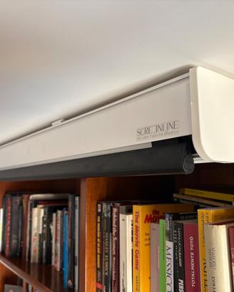 Schermo home cinema 1 x 250 x 140 16:9 a motore