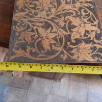 Quadro inciso su tavola legno