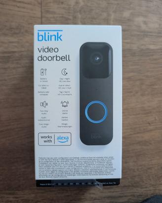 Blink video doorbell Nuovo mai aperto Alexa plus