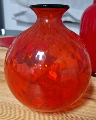 Vaso Venini Balloton Rosso