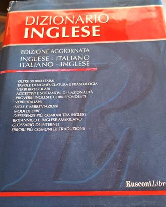 Dizionario d'inglese
