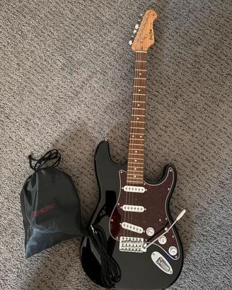 Chitarra Elettrica Harley Benton e Cuffie SL.
