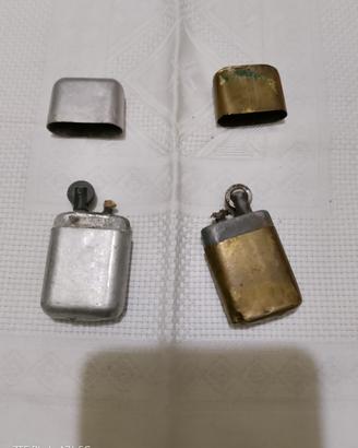 Coppia di Accendini Vintage da Trincea