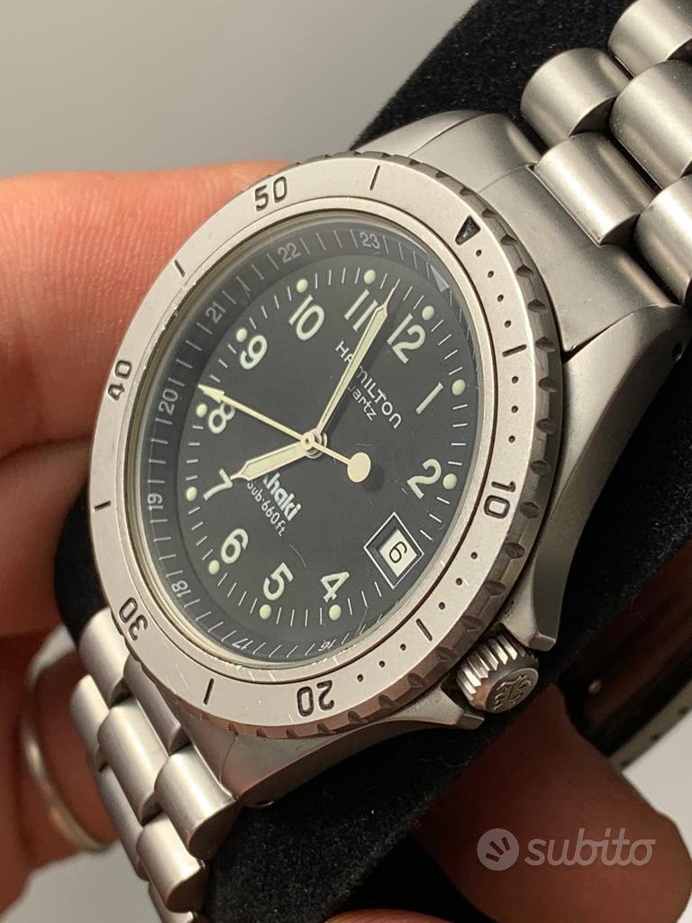 Hamilton Khaki sub 660ft エメラルドグリーン文字盤 - 腕時計(アナログ)