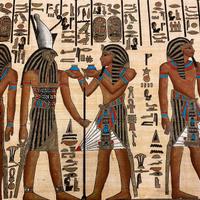 Pergamena egizia decorazione da parete