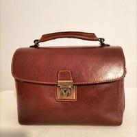 Borsa bauletto in cuoio artigianato Fiorentino