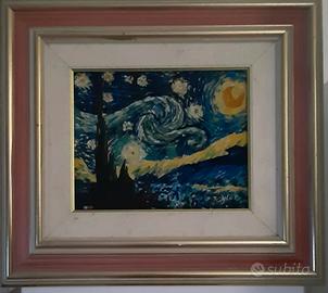quadro dipinto ad olio con cornice riproduzione