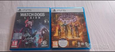 Lotto gotham knights e watch dogs legion per ps5