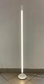 Lampada terra Led tubolare bianco/touch dimmer