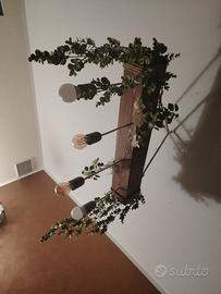 Lampadario 4 lampade Alexa