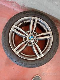 4 gomme e cerchi BMW serie 5