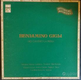 Lp beniamino gigli ho cantato la patria 33 giri