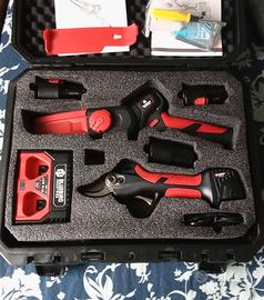 Kit potatura elettrico 3 batterie